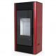 Печь камин DEFRO HOME SOLUM 9кВт красная сталь