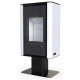 Печь камин DEFRO HOME SOLUM TOP 9кВт белая сталь