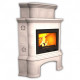 Печь камин КимрПечь Прованс с дровником Угловой двухъярусный