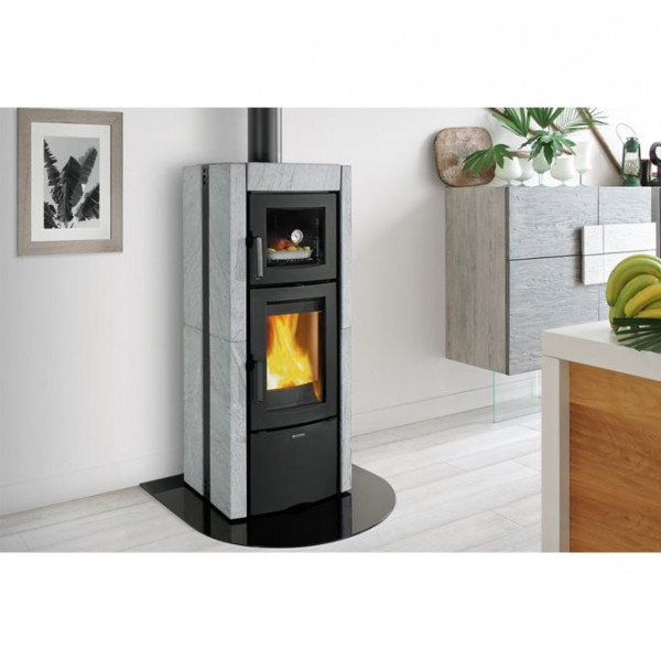 Печь La Nordica Ester Forno evo PT (серый камень)