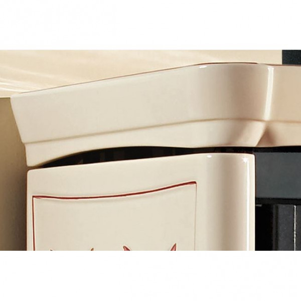 Печь La Nordica Nicoletta Forno evo Silk Vogue Ametista (бежевый с красным)