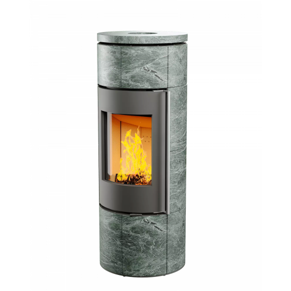 Печь-камин R1.0 L K MAX (Категория: Серия R, Вид камня: Талькомагнезит)