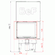 Каминная топка BeF Royal V7CL