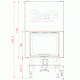 Каминная топка BeF Double V 6 N Feel