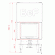 Каминная топка BeF Double V 6 Feel