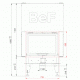 Каминная топка BeF Double V 7 N Feel