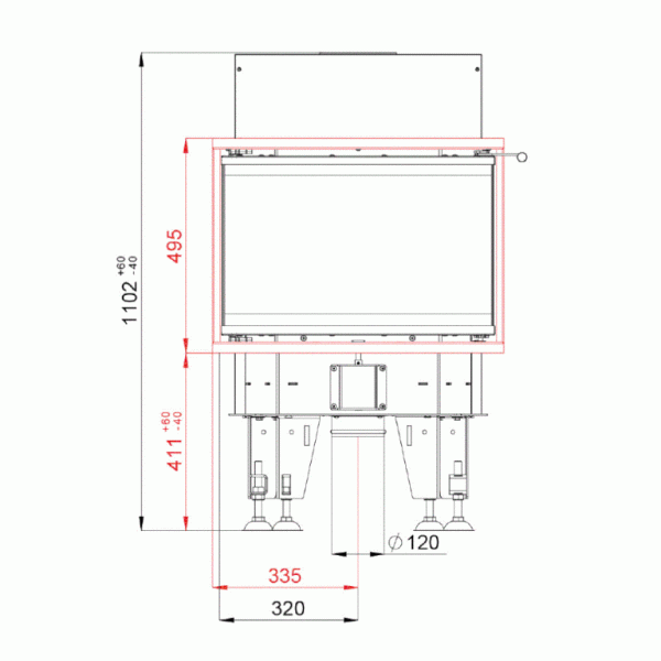 Каминная топка BeF Feel 6 C