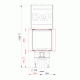 Каминная топка BeF Therm V 8 U