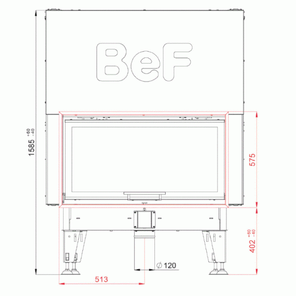 Каминная топка BeF Therm V 10