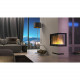Каминная топка DEFRO HOME INTRA SLIM ME BL 8 кВт 834/465/337мм угловое стекло справа