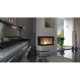 Каминная топка DEFRO HOME INTRA SLIM SM BL 6 кВт 667/465/337мм угловое стекло слева