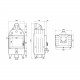 Каминная топка DEFRO HOME INTRA SM 10кВт 630/535 мм