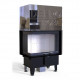 Каминная топка DEFRO HOME INTRA SM BL G 10кВт 755/548/498мм угловое стекло слева гильотина