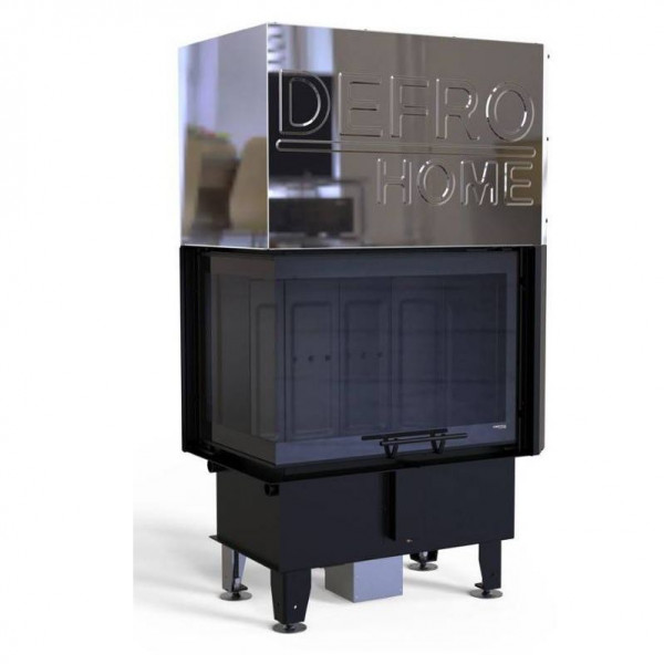 Каминная топка DEFRO HOME INTRA SM BL G 10кВт 755/548/498мм угловое стекло слева гильотина