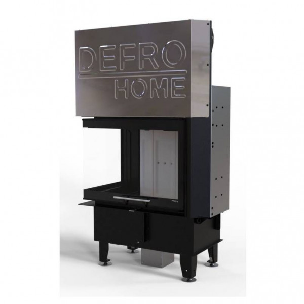 Каминная топка DEFRO HOME INTRA SM BL G 10кВт 755/548/498мм угловое стекло слева гильотина
