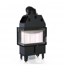 Каминная топка DEFRO HOME INTRA SM BL MINI 10кВт 667/465/412 мм угловое стекло слева