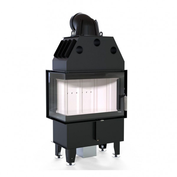 Каминная топка DEFRO HOME INTRA SM BL MINI 10кВт 667/465/412 мм угловое стекло слева
