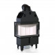 Каминная топка DEFRO HOME INTRA SM BL MINI 10кВт 667/465/412 мм угловое стекло слева
