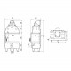 Каминная топка DEFRO HOME INTRA SM BL MINI 10кВт 667/465/412 мм угловое стекло слева