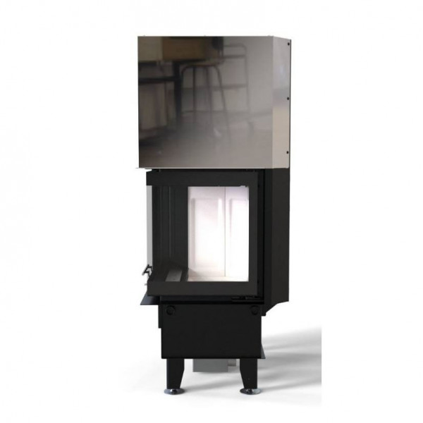 Каминная топка DEFRO HOME INTRA SM BP G 10кВт 755/548/498мм угловое стекло справа гильотина