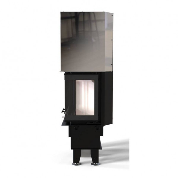 Каминная топка DEFRO HOME INTRA SM BP G SLIM 6 кВт 683/478/352мм угловое стекло справа гильотина