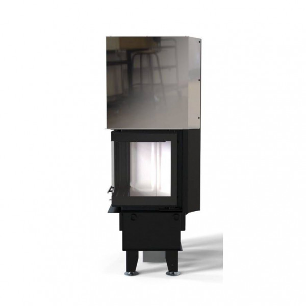 Каминная топка DEFRO HOME INTRA SM BP MINI G 10 кВт 699/478/443мм угловое стекло справа гильотина
