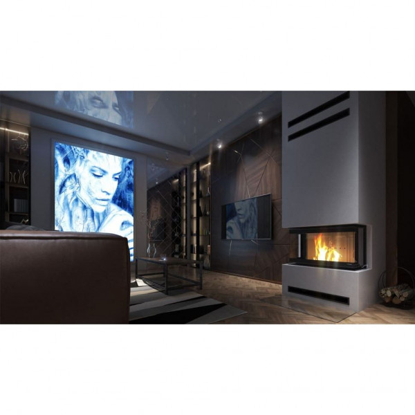 Каминная топка DEFRO HOME INTRA SM C 10 кВт 753/477/337мм трехсторонний