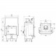 Каминная топка DEFRO HOME INTRA SM T G 10 кВт 609/551мм туннель гильотина