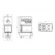 Каминная топка DEFRO HOME INTRA SM U G 10 кВт 580/550/775мм трехсторонний гильотина