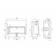 Каминная топка DEFRO HOME INTRA XLA G 22 кВт 1282/547мм гильотина
