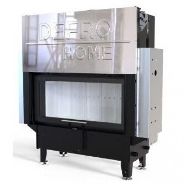 Каминная топка DEFRO HOME RIVA LA G SHORT 22 кВт 1112/483мм с водяным контуром гильотина