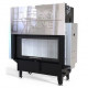 Каминная топка DEFRO HOME RIVA LA G SHORT 22 кВт 1112/483мм с водяным контуром гильотина
