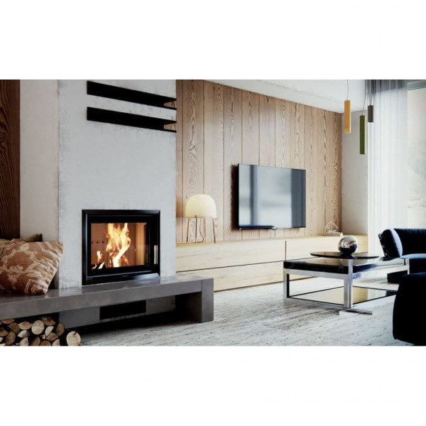 Каминная топка DEFRO HOME RIVA ME SHORT 19 кВт 795/465мм с водяным контуром