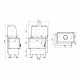 Каминная топка DEFRO HOME RIVA SM BL SHORT 16 кВт 737/465/482мм с водяным контуром
