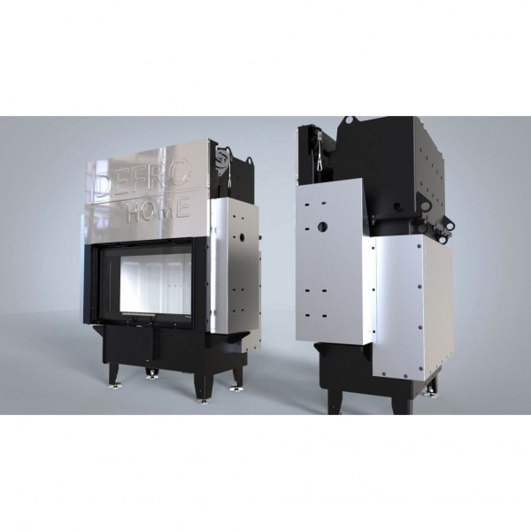 Каминная топка DEFRO HOME RIVA SM G SHORT 16 кВт 777/483мм с водяным контуром гильотина