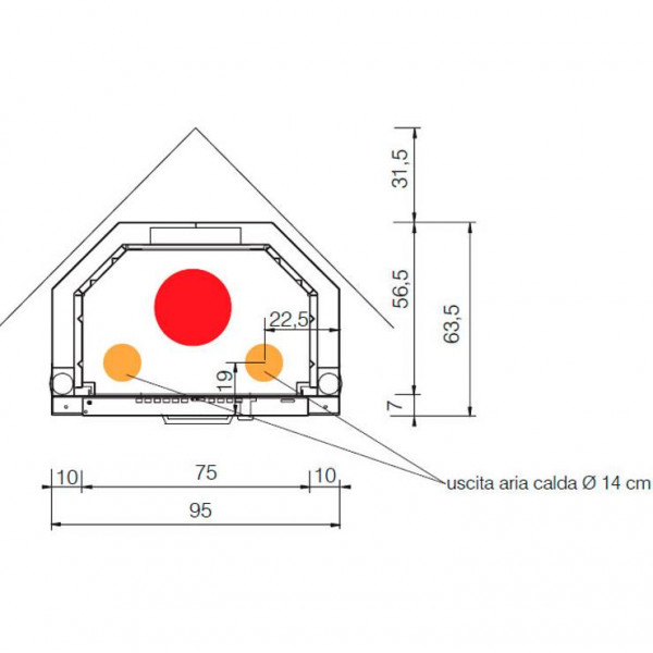 Каминная топка EdilKamin IC TEKNO 1N