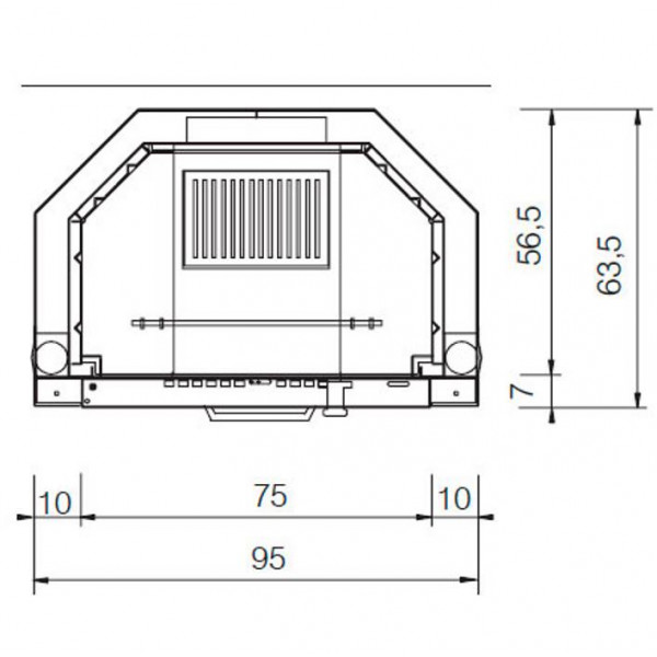 Каминная топка EdilKamin IC TEKNO 1N