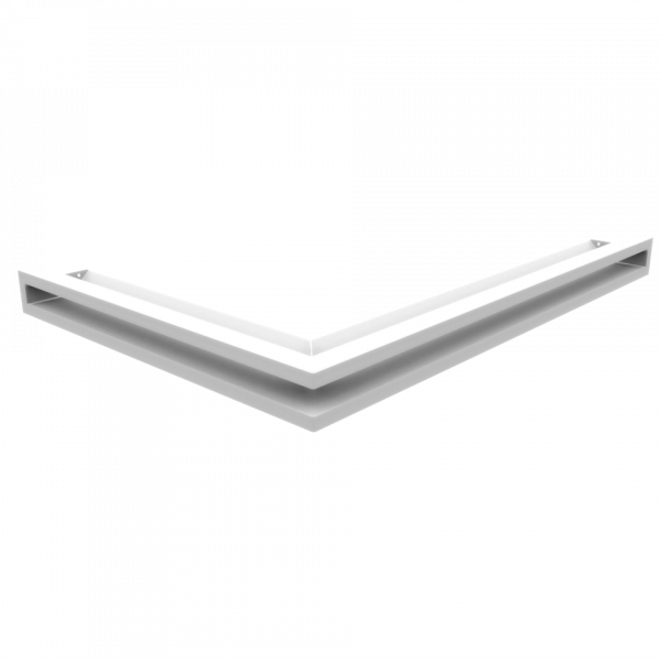 Люфт угловая правая белая 60 LUFT/NP/60/45S/B/SF Kratki (Польша)