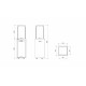 Нагреватель газовый PATIO/LIGHT, сталь с ручным управлением, цвет белый Kratki (Польша)