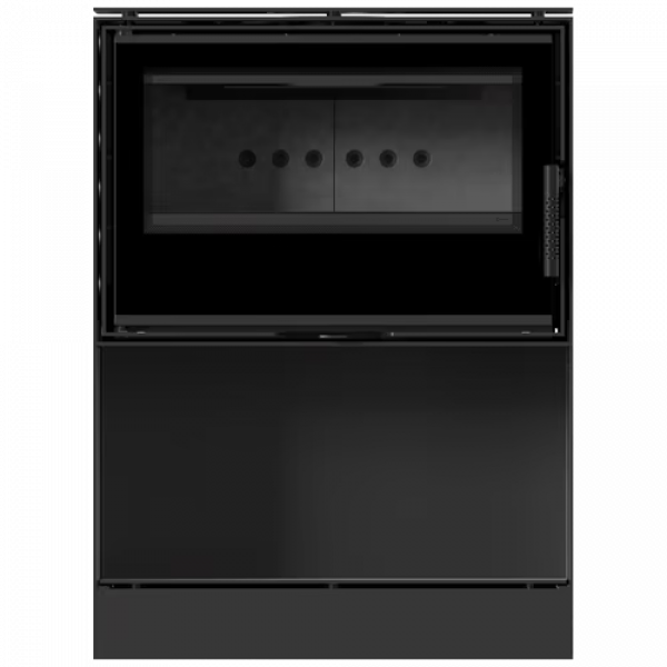 Дровяная печь KARI 70/W, черная футеровка Kratki PRO