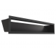 Решётка Kratki Luft 12x60 черная Kratki