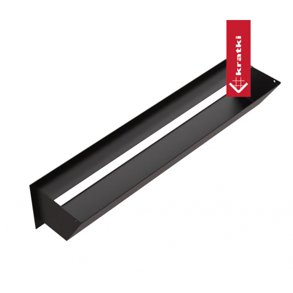 Решётка Kratki Luft 12x60 черная Kratki