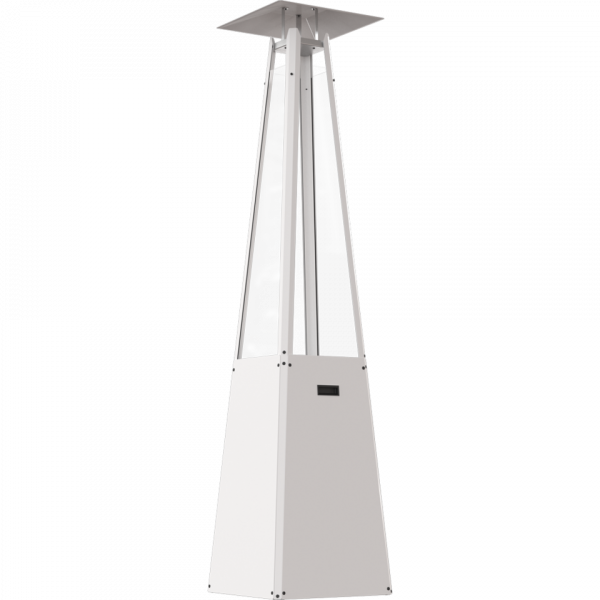 Уличный нагреватель UMBRELLA/B/G31/37MBAR/S/ZE - белый, с газовым оборудованием Kratki (Польша)