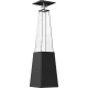 Уличный нагреватель UMBRELLA/BS/C/G31/37MBAR/S/ZE - без стоек, черный, с газовым оборудованием Kratki (Польша)