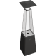 Уличный нагреватель UMBRELLA/BS/C/G31/37MBAR/S/ZE - без стоек, черный, с газовым оборудованием Kratki (Польша)
