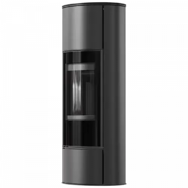 Дровяная печь ERIK/W, черная футеровка, с доводчиком Kratki PRO