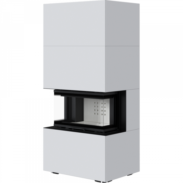 Каминокомплект  Home Easy Box белый с топкой NBC черная футеровка Kratki PRO