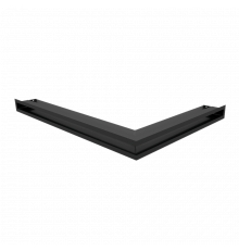 Люфт угловая левая черная 60 LUFT/NL/60/45S/C
