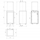 Газовый нагреватель PATIO MINI/M/G31/37MBAR/S - сталь, с ручным управлением Kratki (Польша)