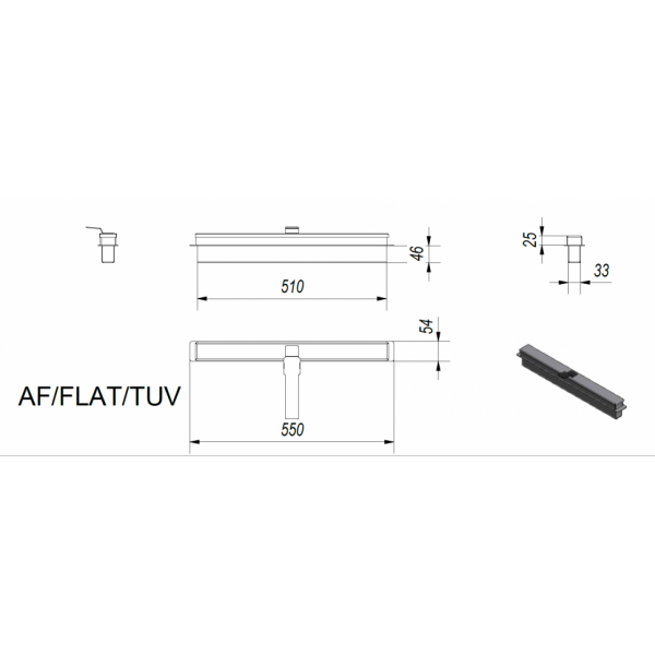 Прямоугольный контейнер FLAT, TUV(AF/FLAT/TUV) Kratki (Польша)